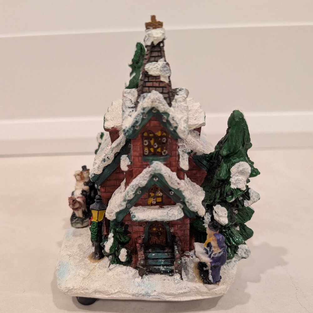 Bouclair Christmas Village Church Battery Powered- works